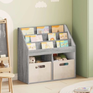 vidaXL Kinderregal Graues Sonoma 72,5 x 29,5 x 69 cm Holzwerkstoff 892385