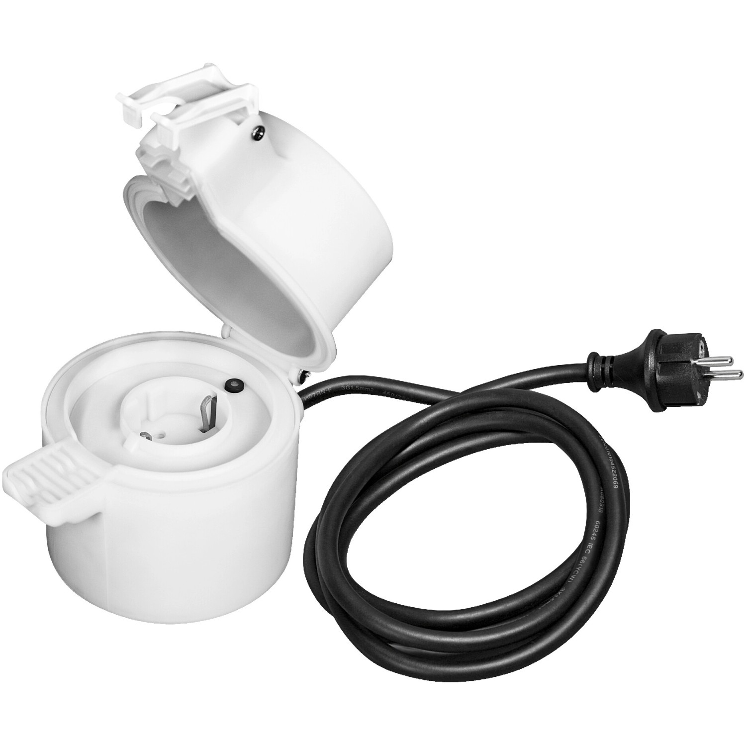 Ledvance Smart Home Außensteckdose Outdoor Plug EU Weiß 11,5 cm