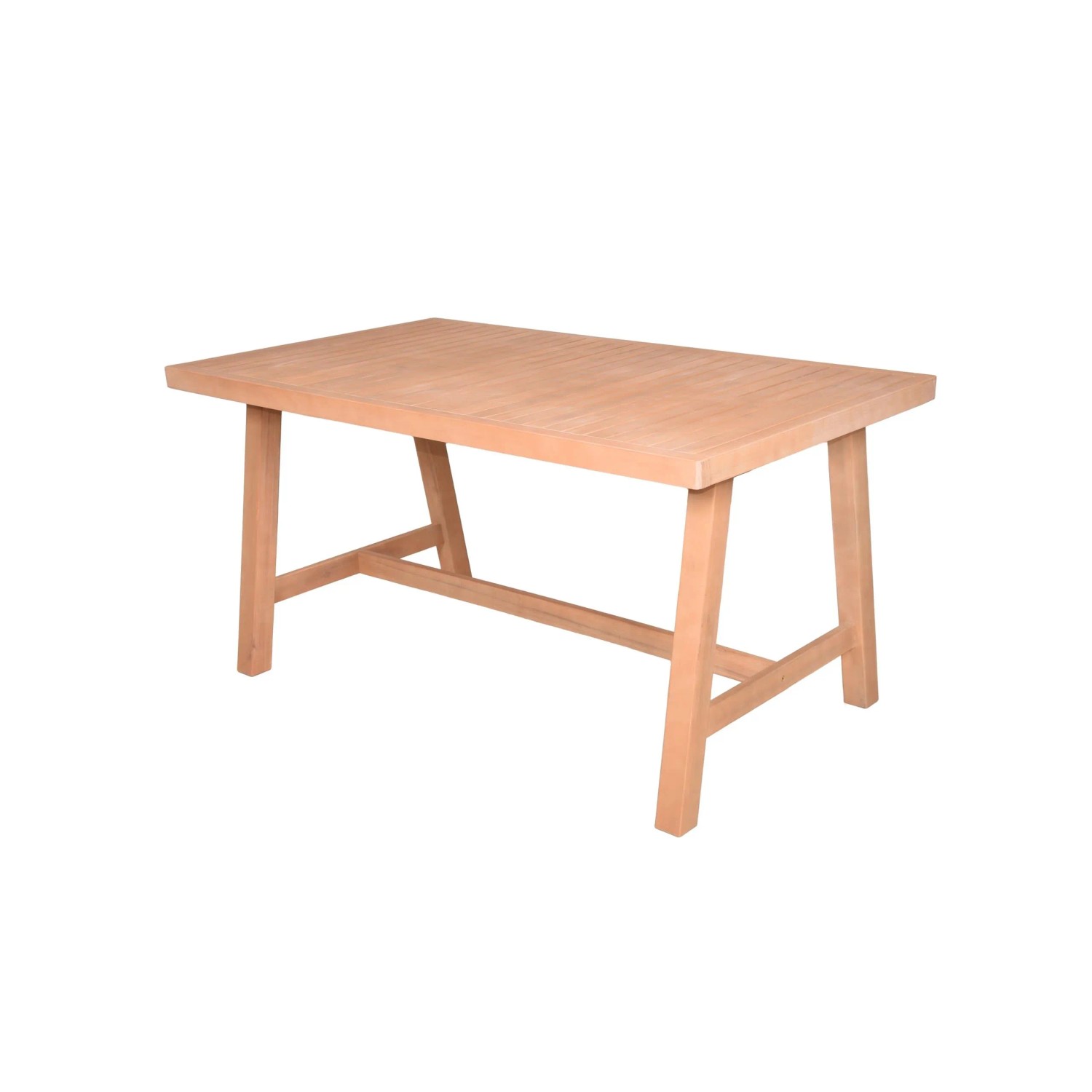 DELUKE Gartentisch OXFORD Akazie Braun 150x85x75cm Terrassentisch Wetterfest Outdoor Tisch