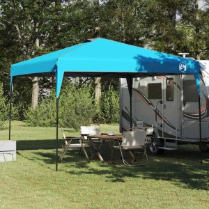 vidaXL Pavillon-Zelt Blau 290 x 290 x 251 cm Stoff 42007386