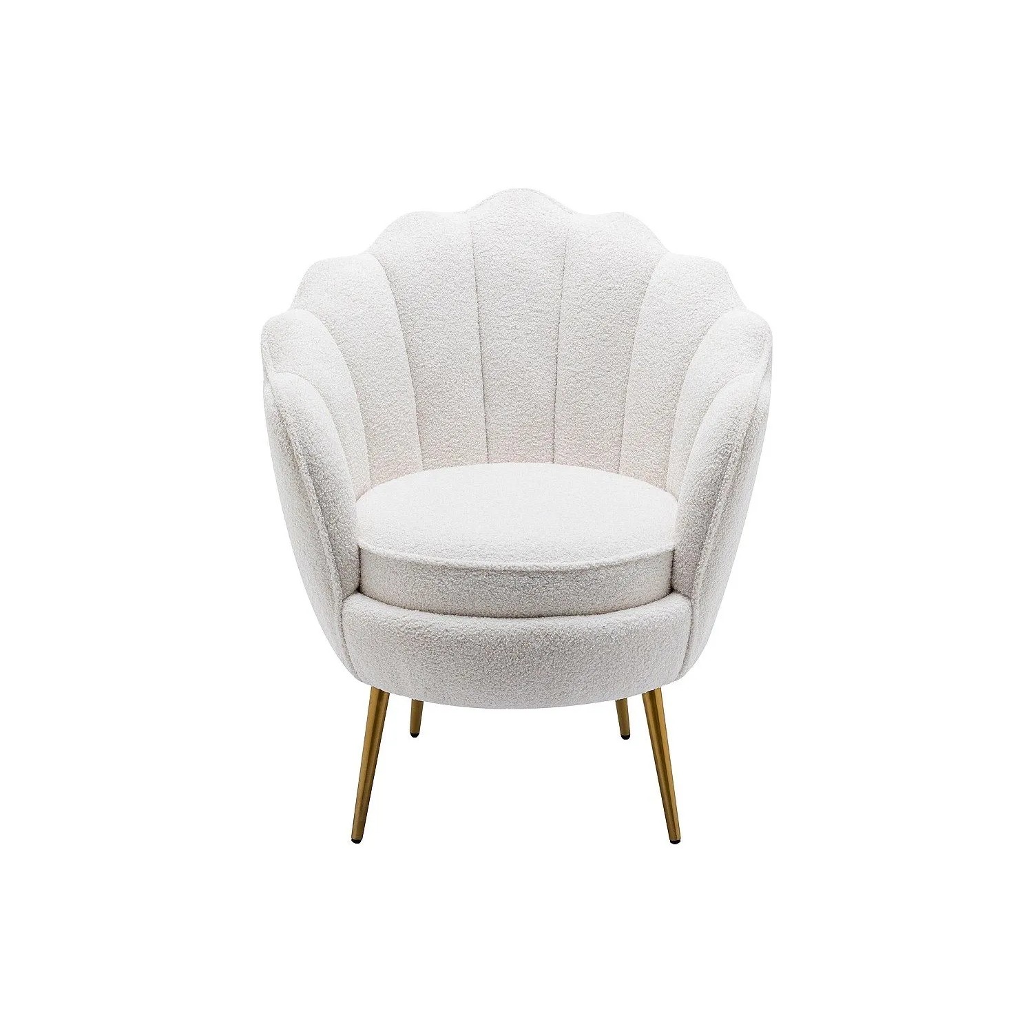 Vente-unique Sessel Mit Gerader Rückenlehne Lalea Weiß 76 cm