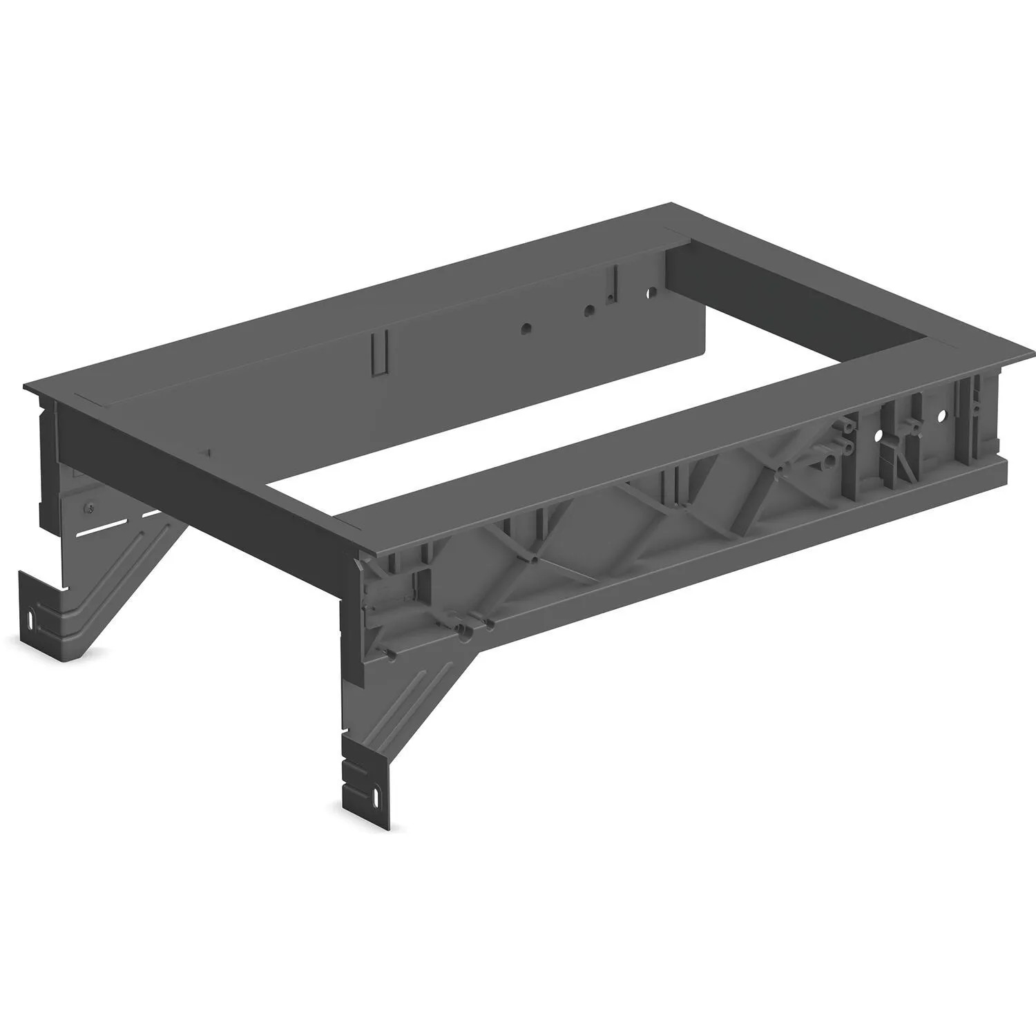 Ninka Hängerahmen Eins2sechs für Mülleimer Korpusbreite 400mm Aluminium Dunkelgrau