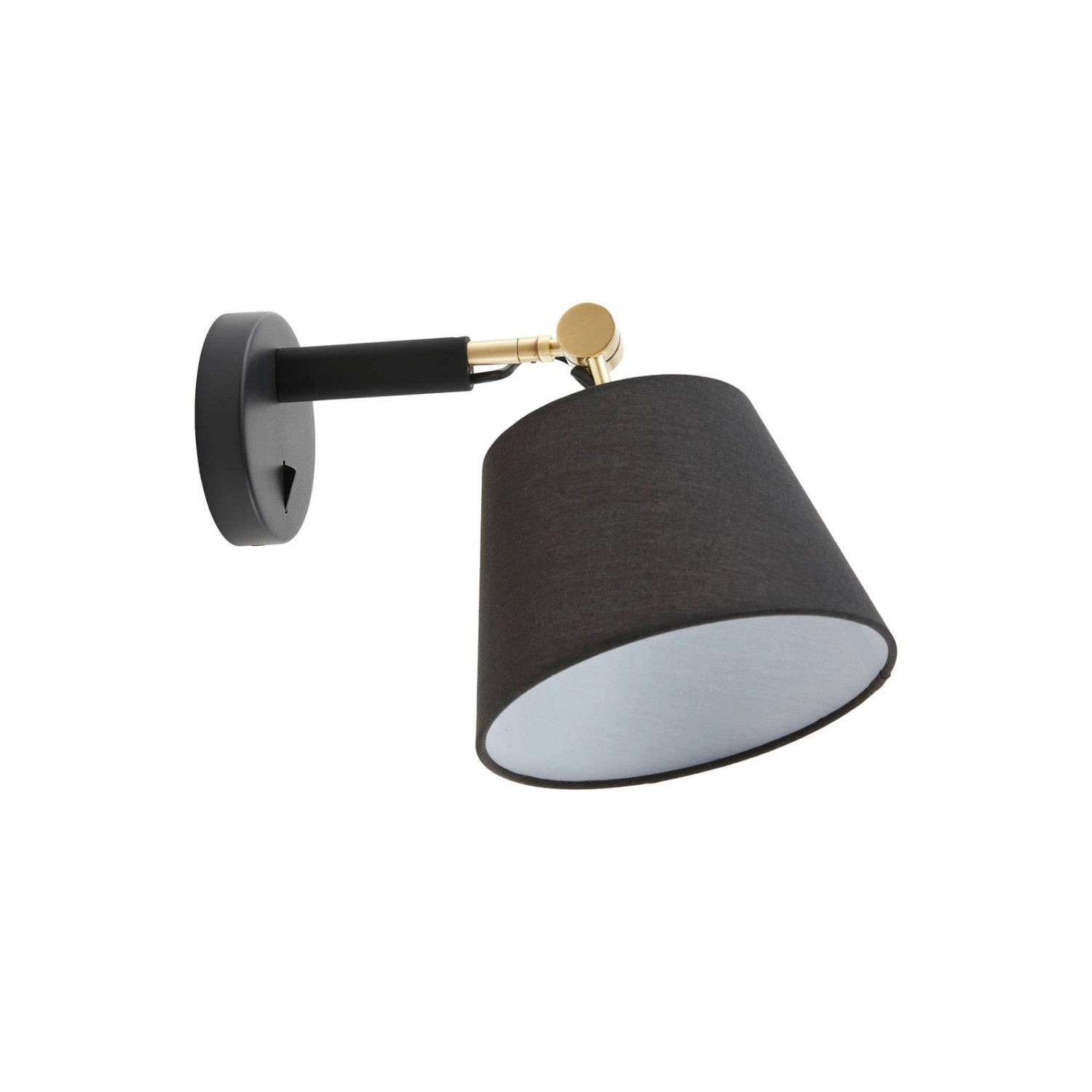 Lucande Wandleuchte Wandlampe Innen Marvaine 10020455 in Schwarz aus Metall günstig online kaufen