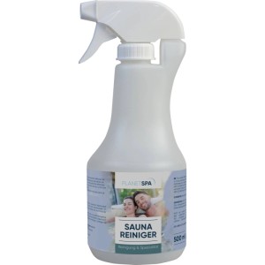 Planet Spa Sauna-Reiniger, 500 ml Flasche mit Sprühkopf für die Sauna- und Whirlpoolpflege.
