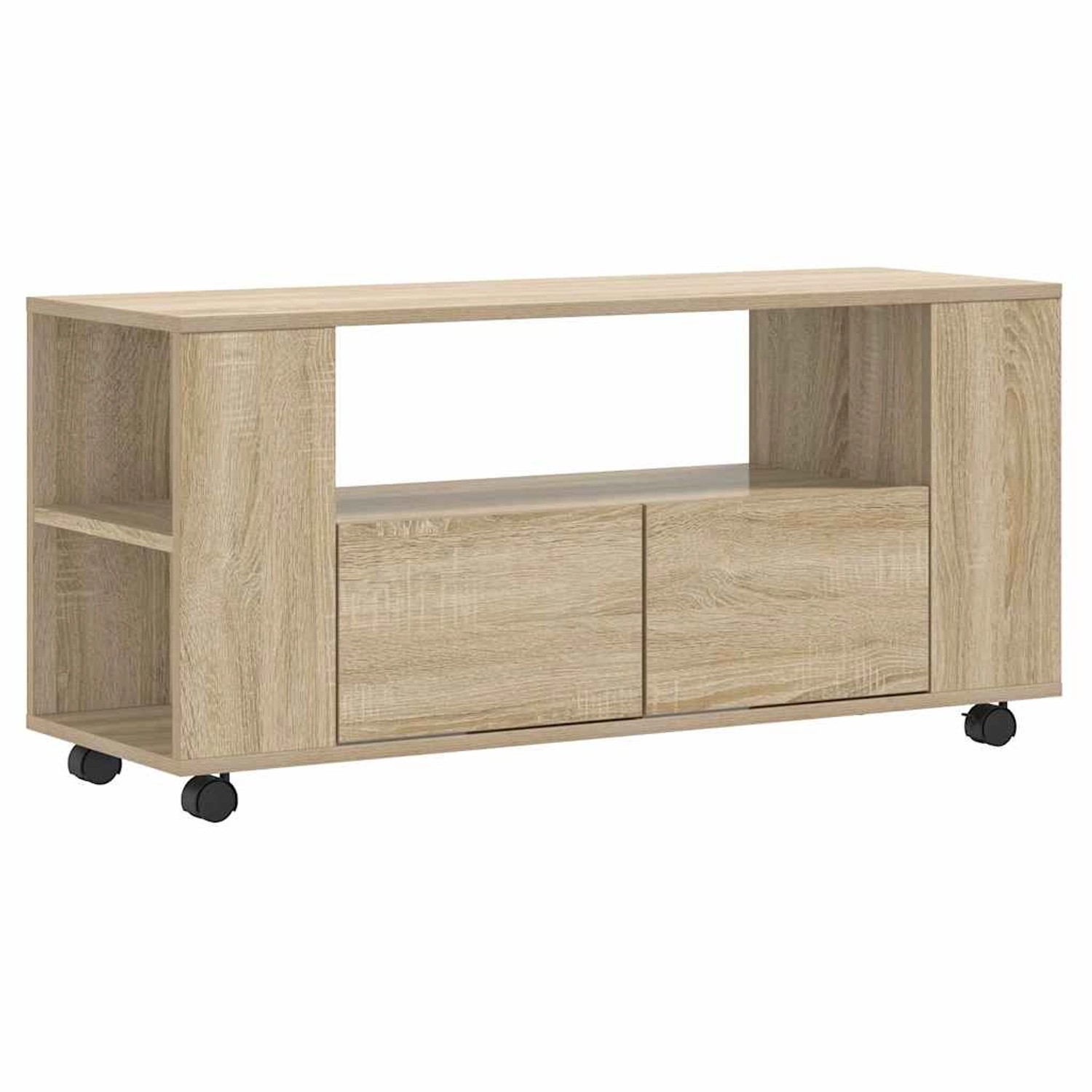 vidaXL TV-Schrank Sonoma-Eiche 102x34,5x43 cm Holzwerkstoff 833745 günstig online kaufen