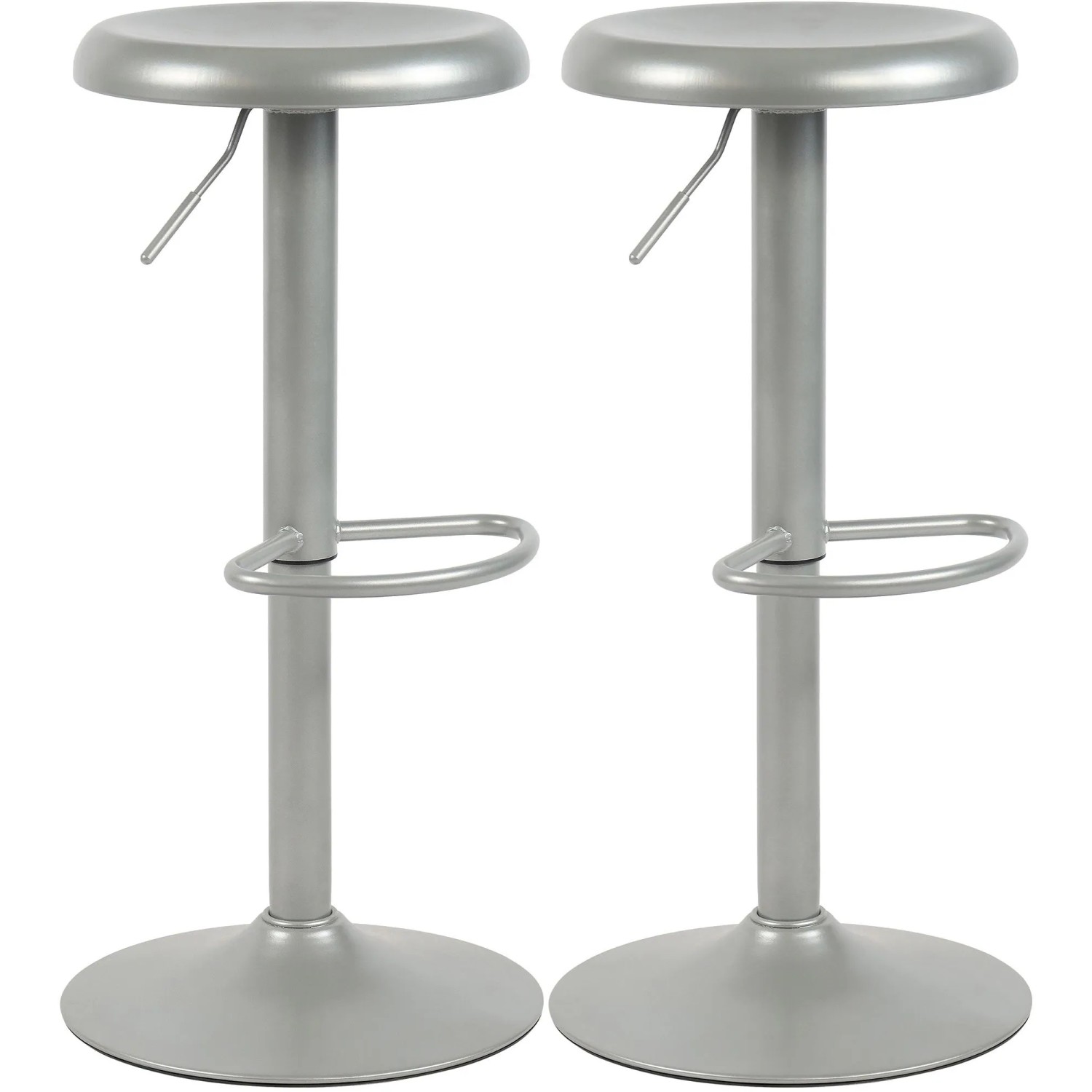 Clp 2er Set Barhocker Williston Silber