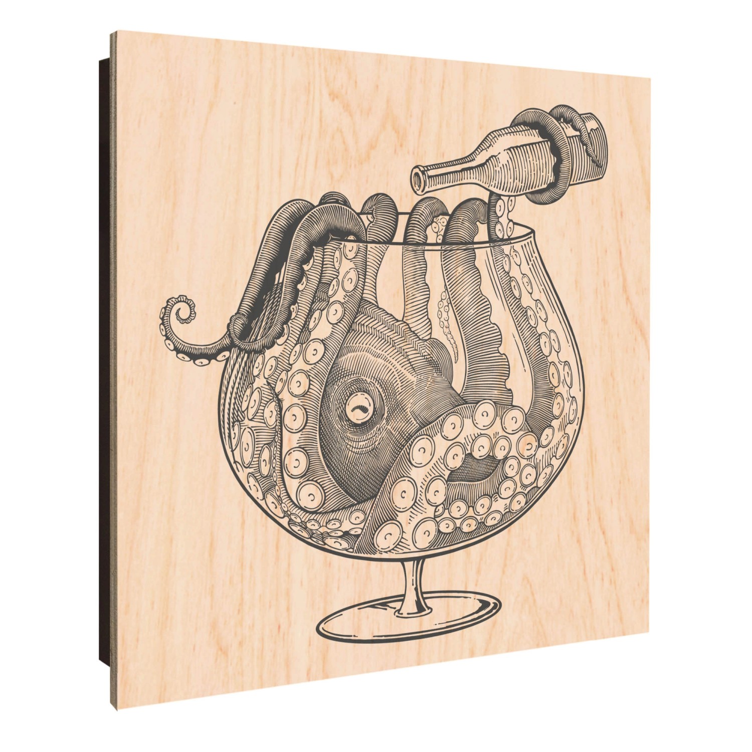 Banjado Großer Schlüsselkasten Holz 30x30cm Schwarz Scharnier Links 50 Hake günstig online kaufen