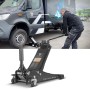 STAHLWERK Wagenheber WHB 73 ST mit 3t Tragkraft, Gummiräder, Hubbereich 73-500mm. Für Auto Reparatur.