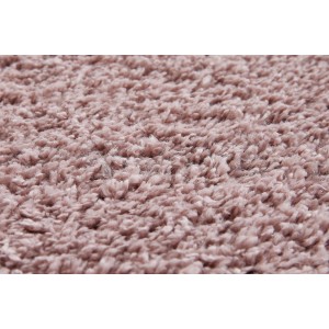 Detailaufnahme: Andiamo Teppich Chia, 120x170 cm, Altrose, moderner Hochflor-Teppich.