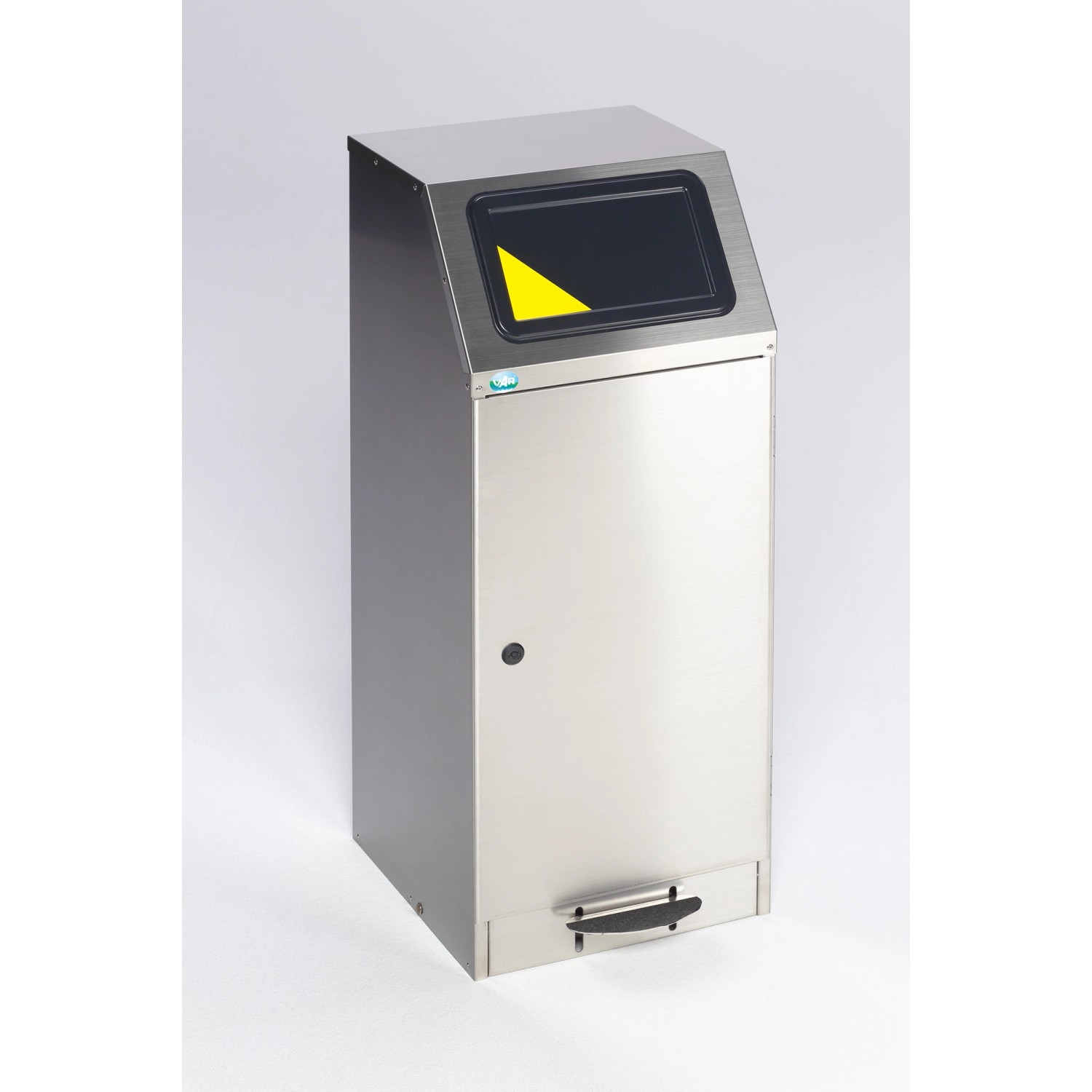 PROREGAL Selbstlöschender Wertstoffsammler Mit Fußpedale 78 Liter HxBxT 100 günstig online kaufen