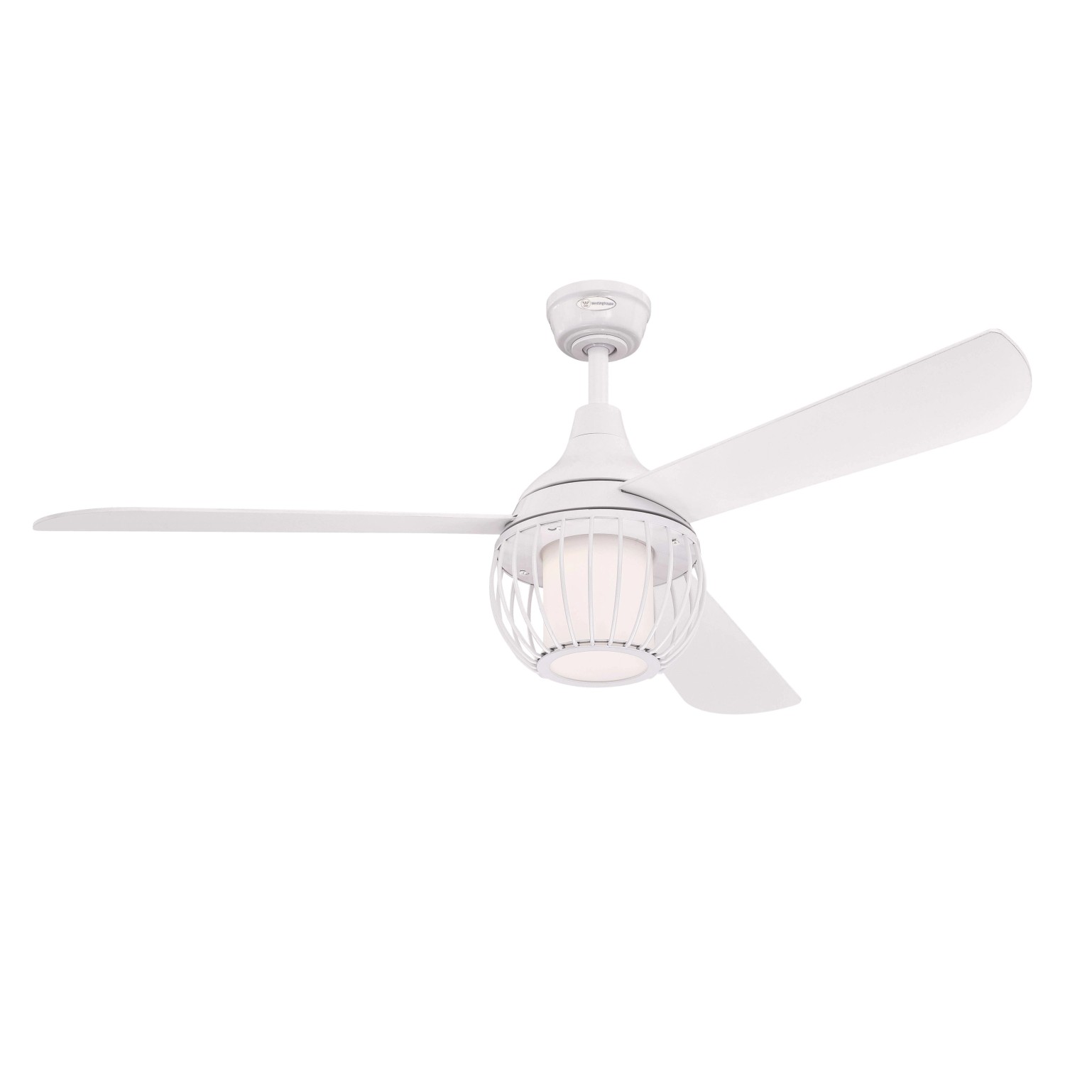 WESTINGHOUSE Deckenventilator Westinghouse Graham Weiß 132 cm mit LED Beleuchtung und Fernbedienung
