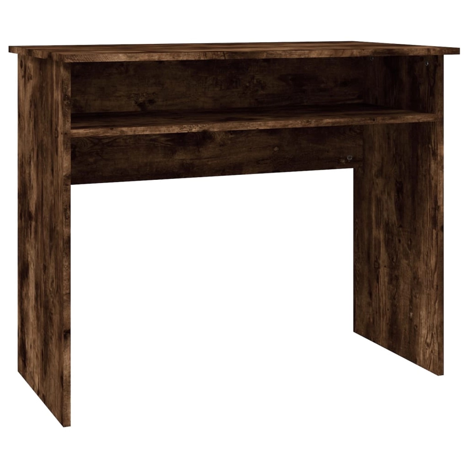 vidaXL Schreibtisch Räuchereiche 90x50x74 cm Holzwerkstoff 815462 günstig online kaufen