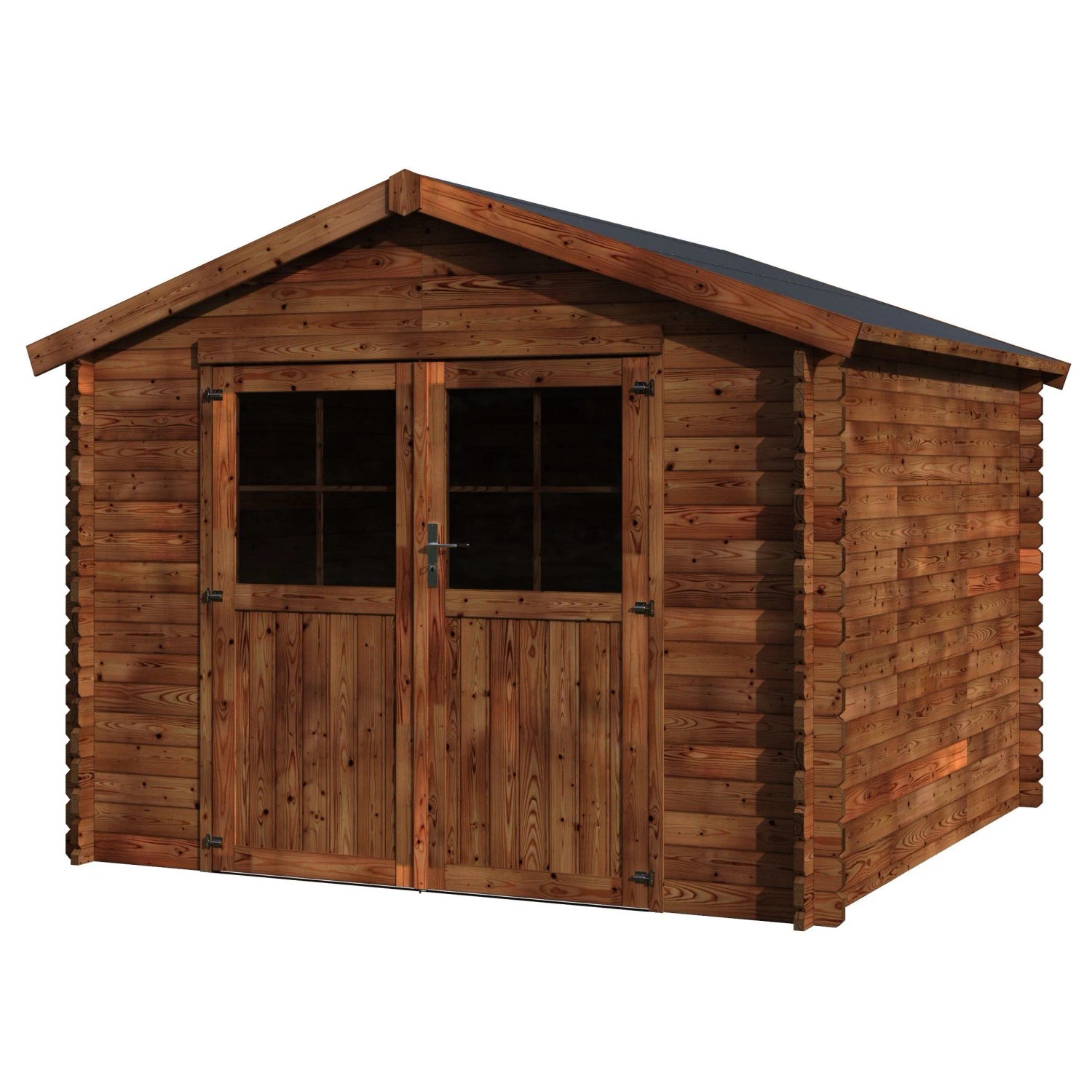Decor et Jardin Holz-Gartenhaus Valodeal 245 cm x 317 cm x 303 cm Braun