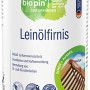 Dose Biopin Leinölfirnis Transparent 750ml für Holzschutz und Grundierung.