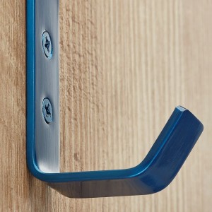 SOTECH Kleiderhaken LOXTEN 142 x 20 x 45 mm Echt Edelstahl Blau