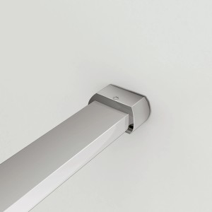 Duschparadies Stabilisierungsstange, 90 cm, Chrom, zur Stabilisierung von Glas-Seitenwänden.