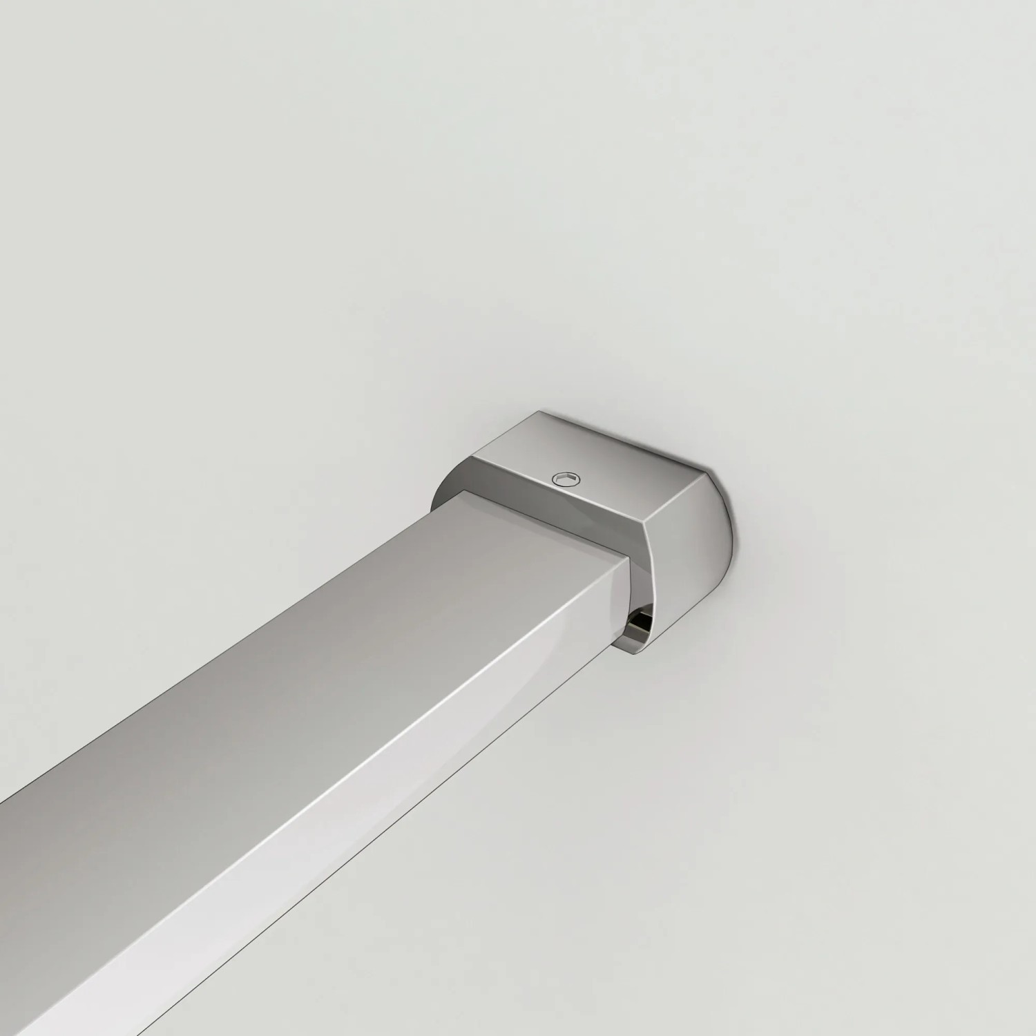 Duschparadies Stabilisierungsstange, 90 cm, Chrom, zur Stabilisierung von Glas-Seitenwänden.