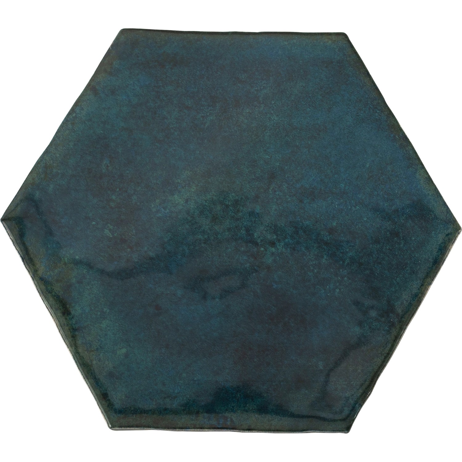 Wandfliese Antik Hexagon Steingut Navi Glasiert Glänzend 15 cm x 17,5 cm günstig online kaufen
