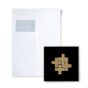ALLOY Mosaik MUSTER S-Swiss Cross-Ti-GB Swiss Cross Titan Gold Gebürstet