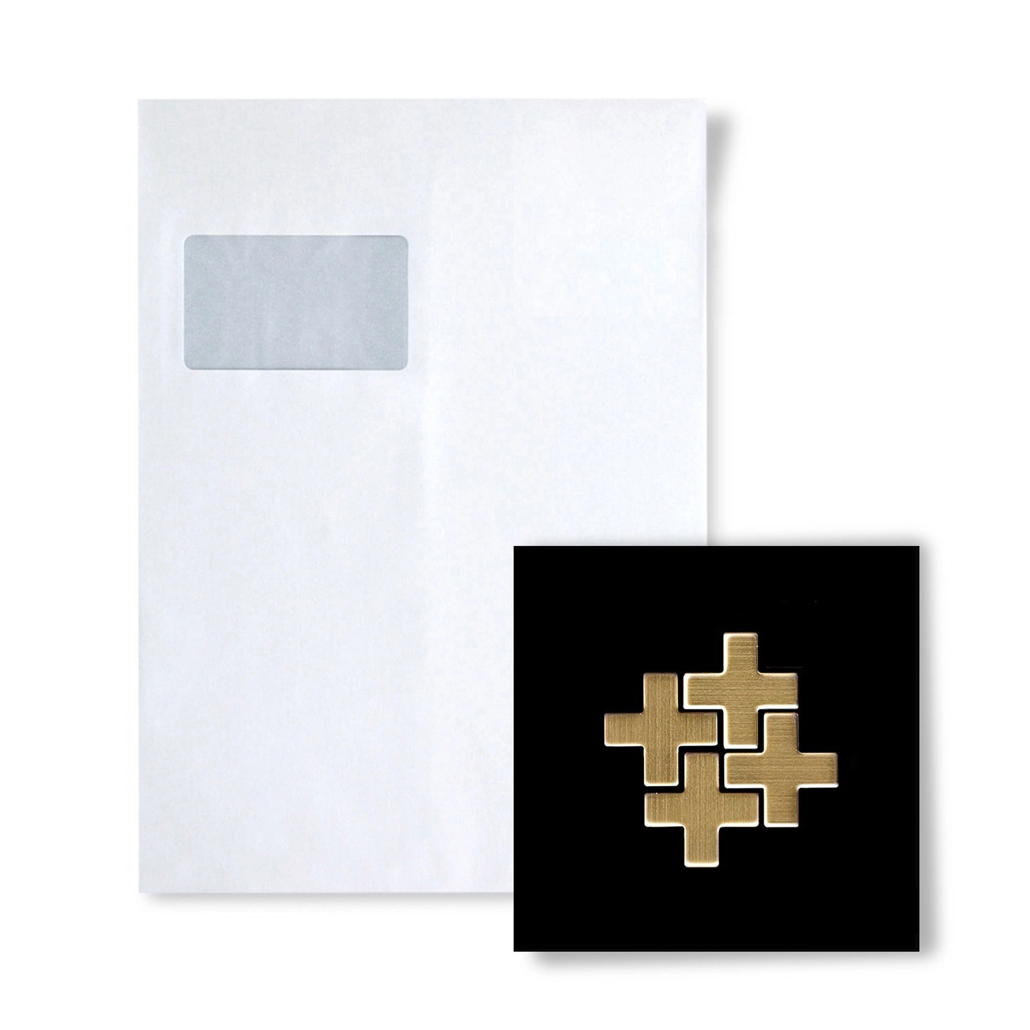 ALLOY Mosaik MUSTER S-Swiss Cross-Ti-GB Swiss Cross Titan Gold Gebürstet günstig online kaufen