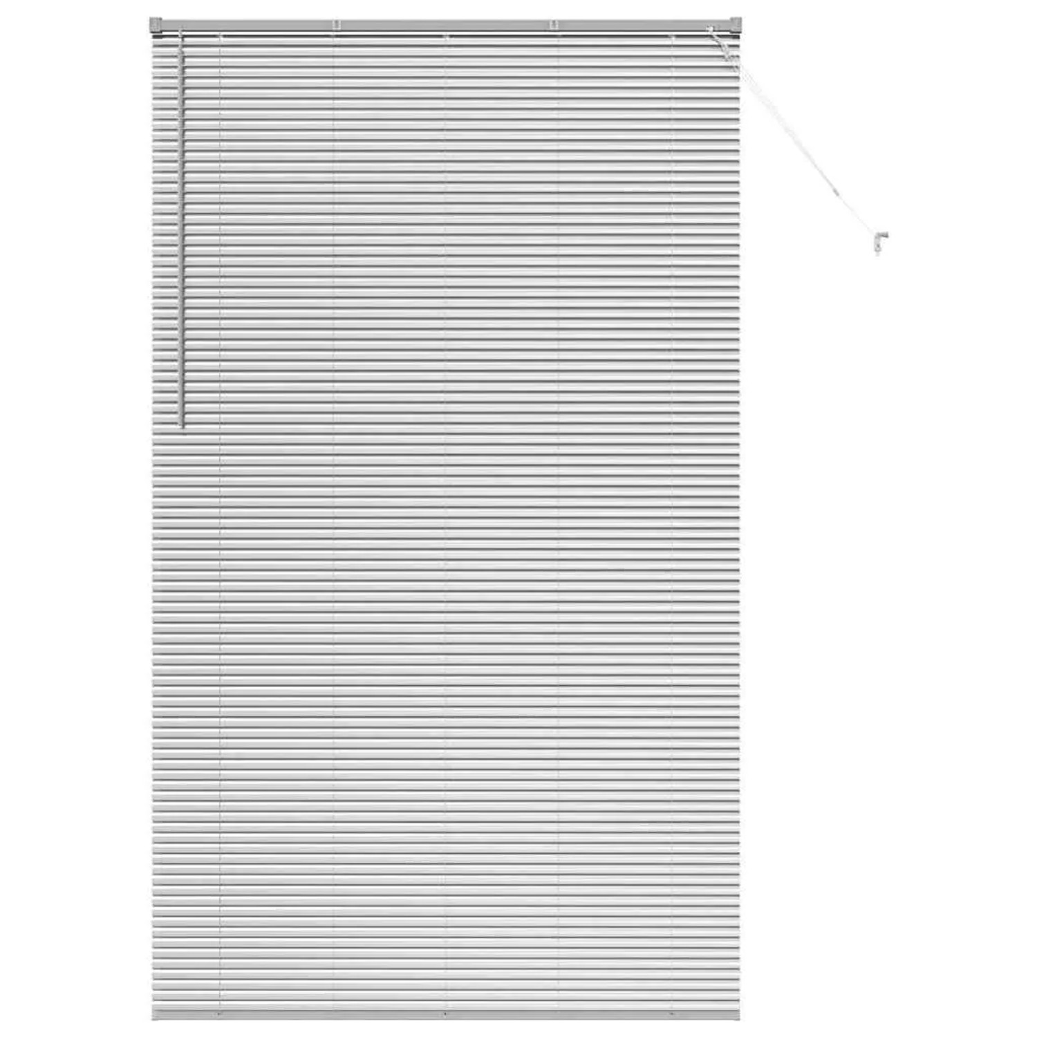 vidaXL Balkenjalousien mit Vorhängen Silber 220 x 135 cm Aluminium 42005954 günstig online kaufen