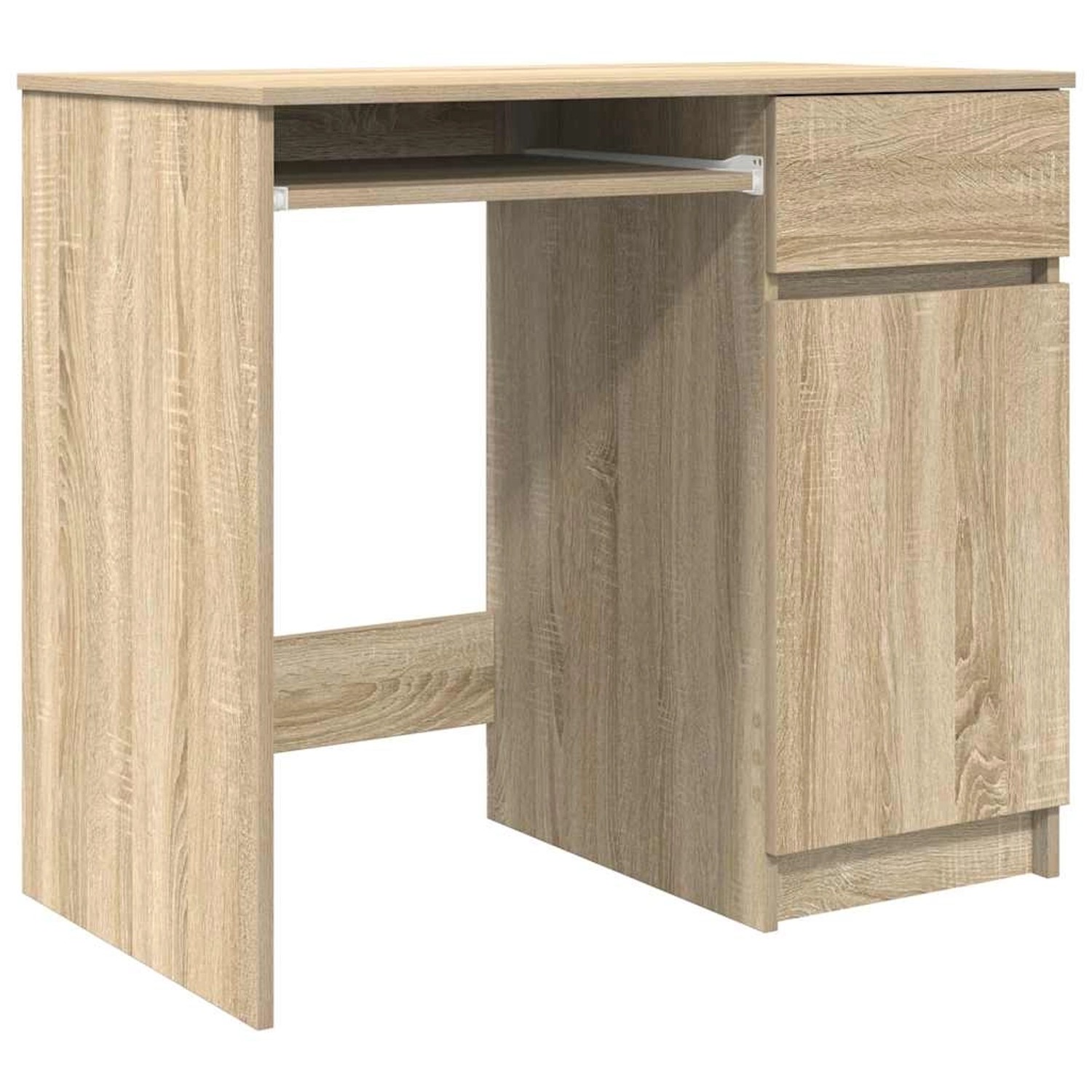 vidaXL Schreibtisch Sonoma-Eiche 86x49x76 cm Holzwerkstoff 861825