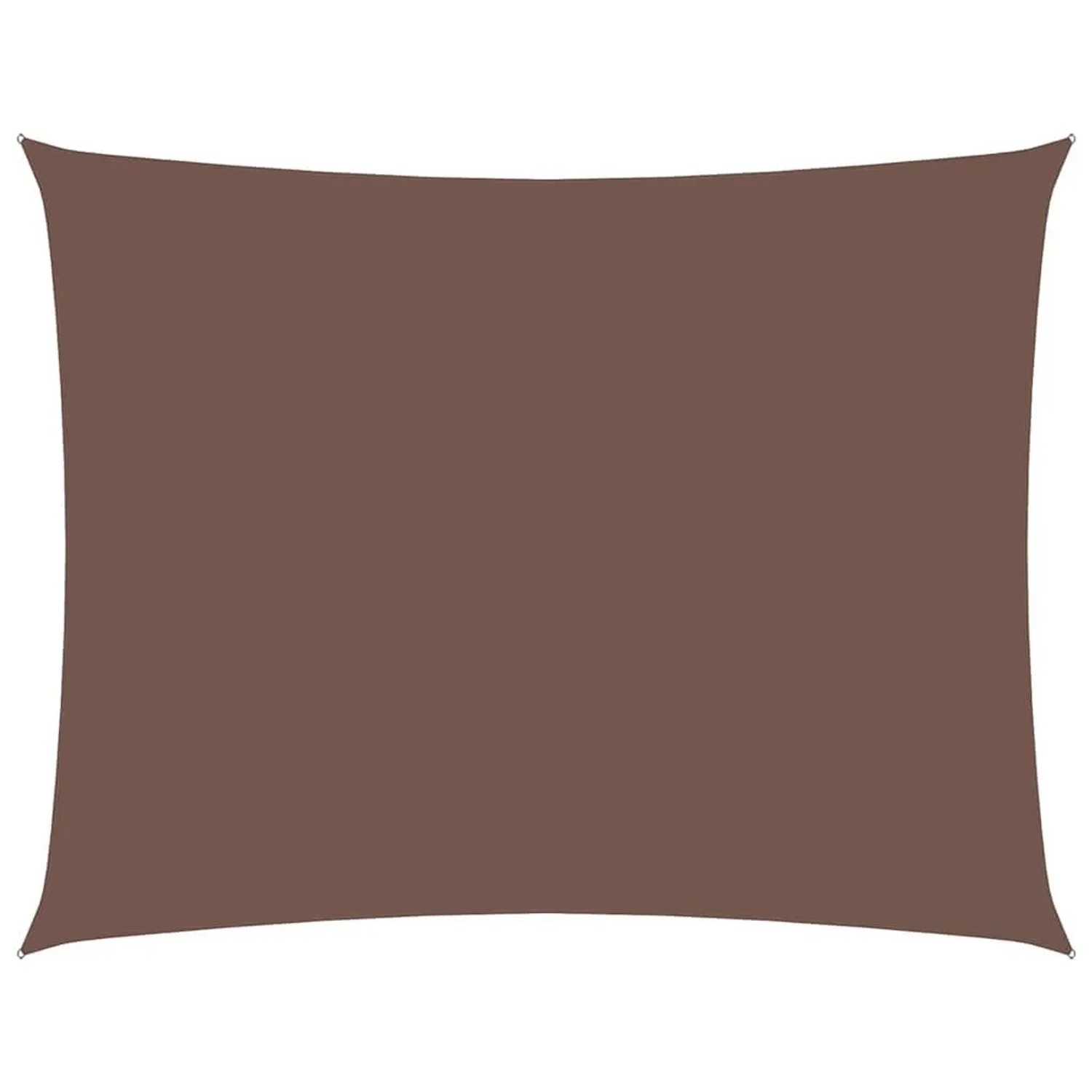 Furnicato Sonnensegel Oxford-gewebe Rechteckig 4x6 M Braun