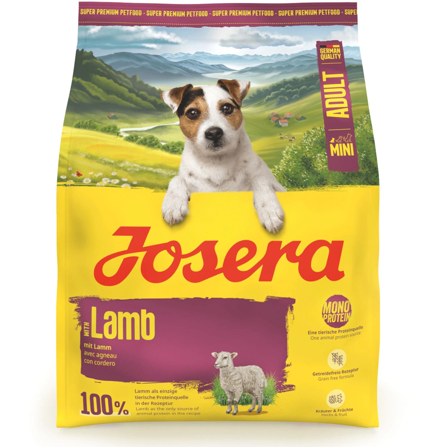 Josera Hunde-Trockenfutter Mini Adult Lamb 900 g