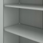 Jan Nowak Büro Aktenschrank ALEX 185 x 45 x 40 cm Grau_8