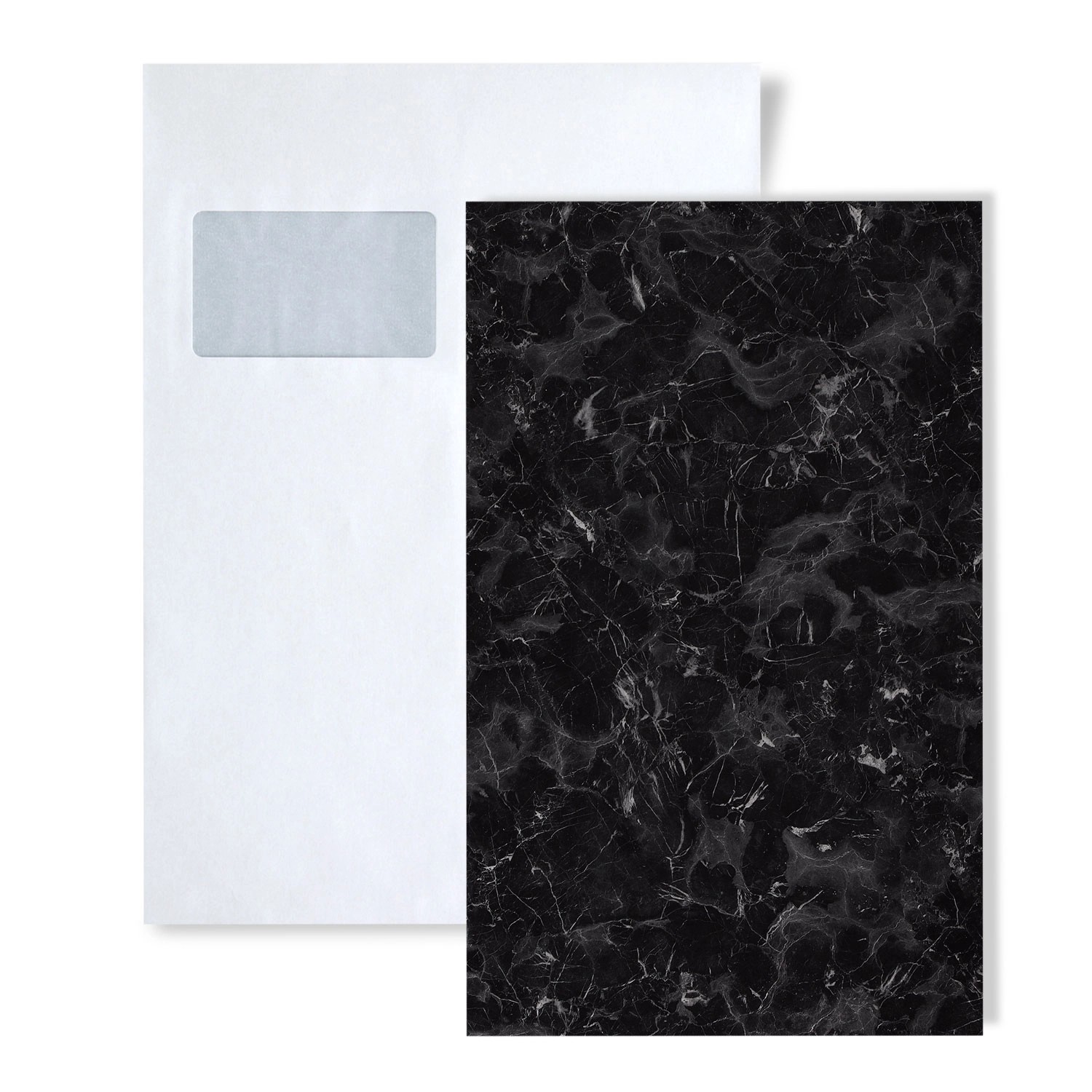 Wallface 1 MUSTERSTÜCK S-22635 DIN A5 Wandpaneel MUSTER MARBLE Black günstig online kaufen