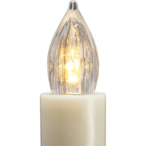 Detailaufnahme: LED-Baumlicht, kabellose Innen-Lichterkette mit warmweißem Licht.