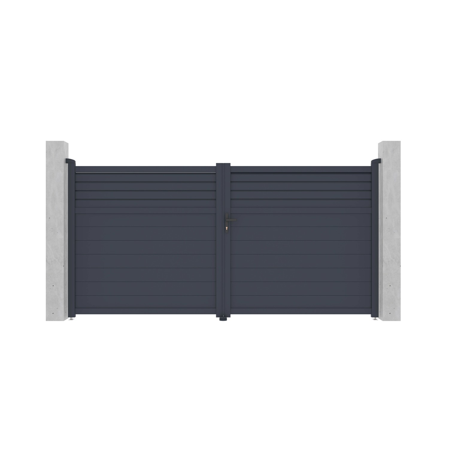 Casanoov Flügeltor Elektrisch 3 5M Carpatia H 180Cm & Drehtorantrieb Hicker günstig online kaufen