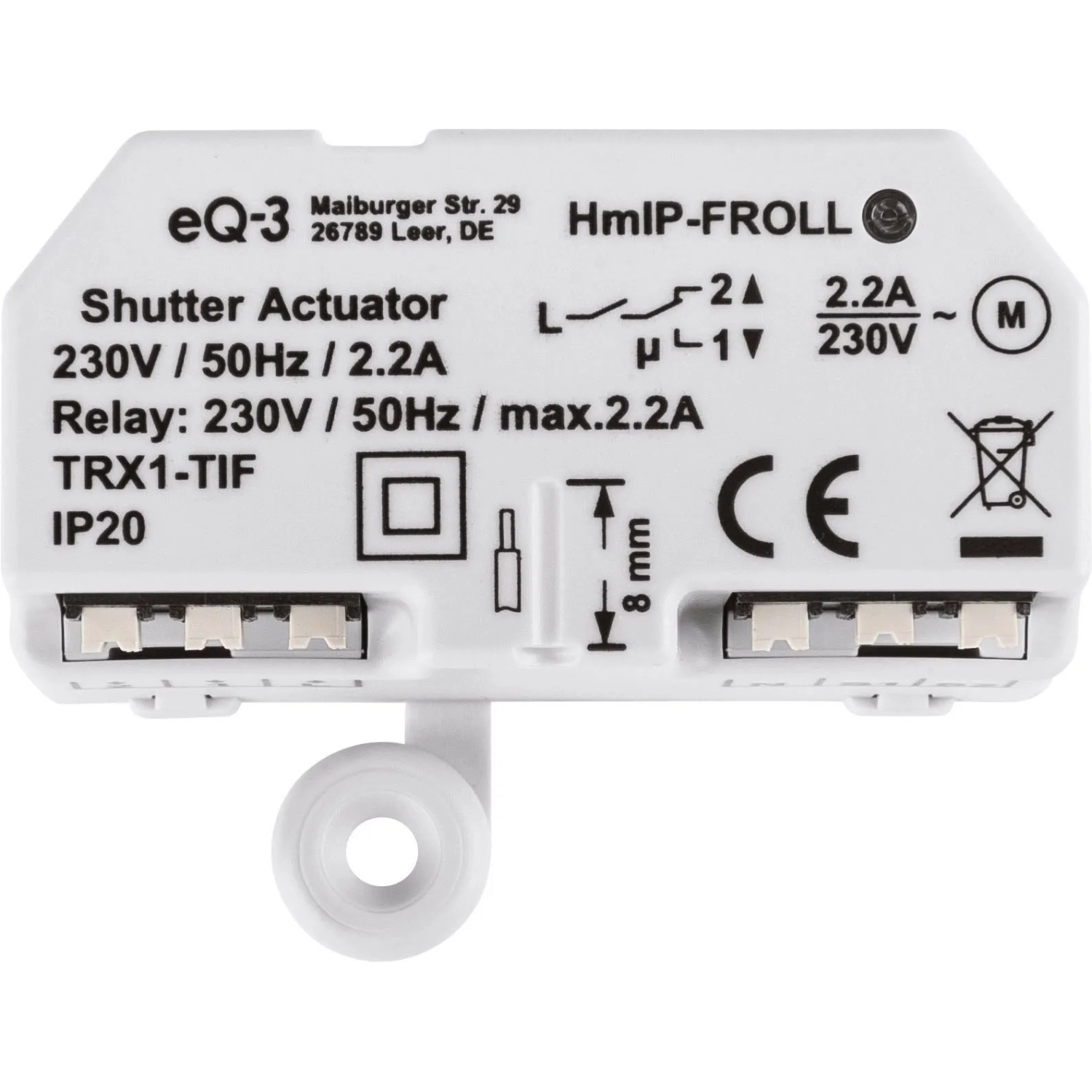 Homematic IP Rollladenaktor Unterputz