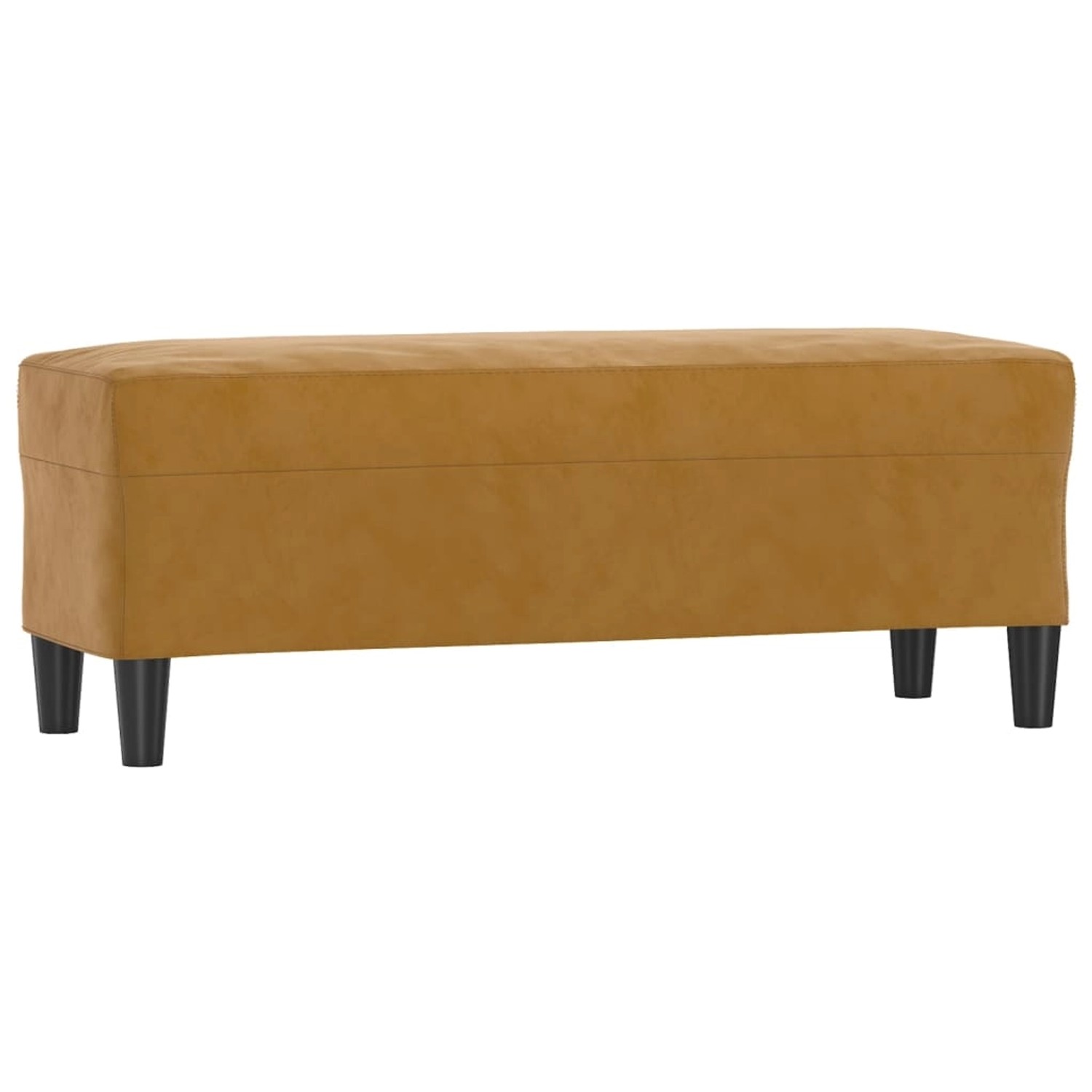 vidaXL Sitzbank Braun 100x35x41 cm Samt 349428 günstig online kaufen