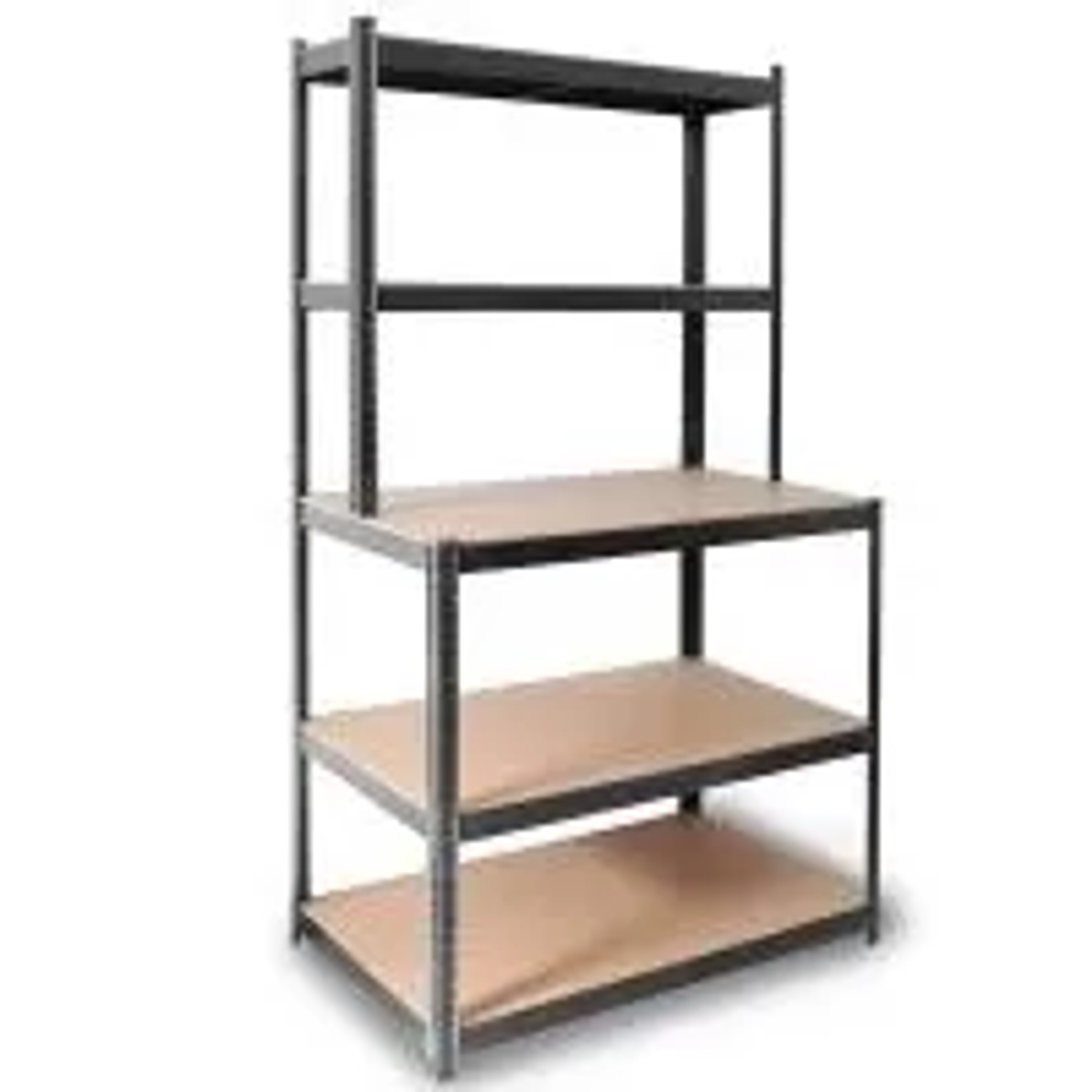 Humberg Werkbank Mit Metallregal 180 X 100 X 60 Cm Hr 855 Schwarz