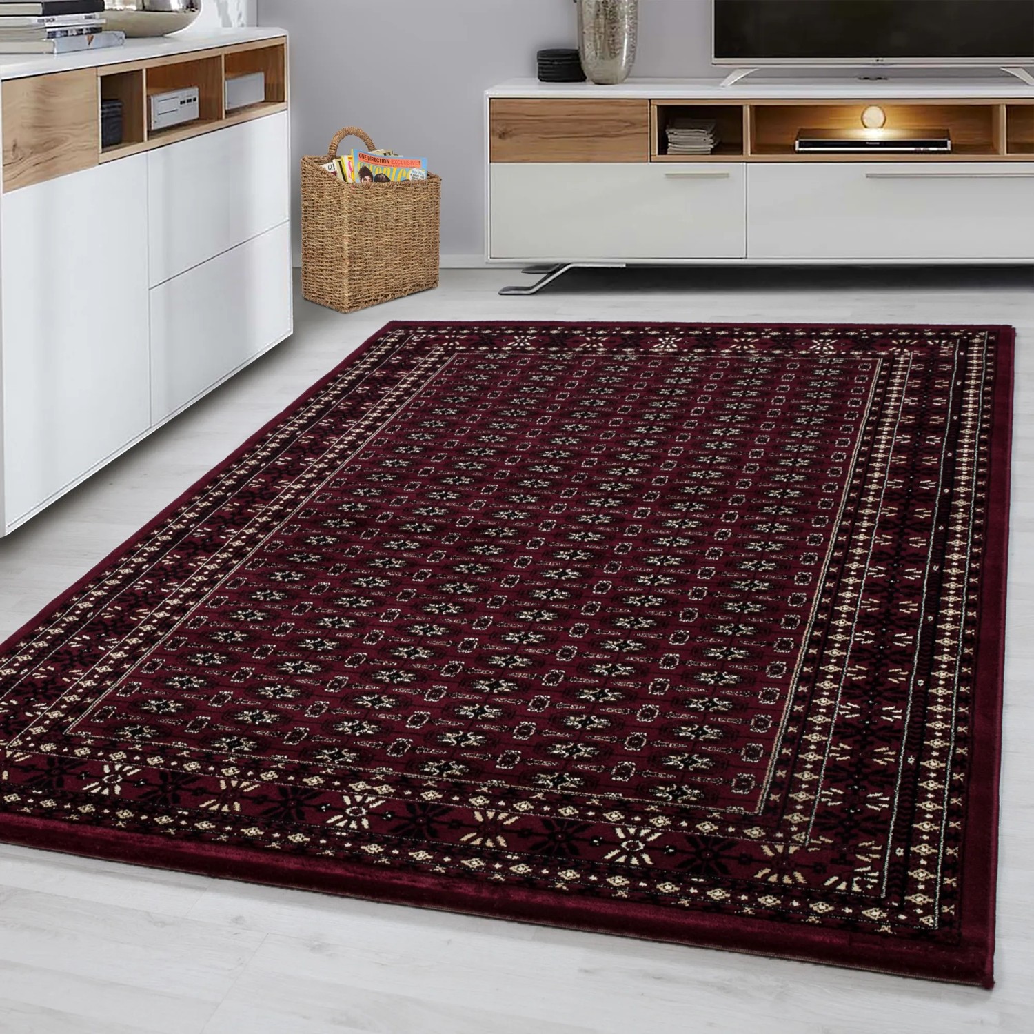 Ayyildiz Orientteppich Marrakesh 351, roter Teppich mit orientalischem Muster, 240x340 cm.