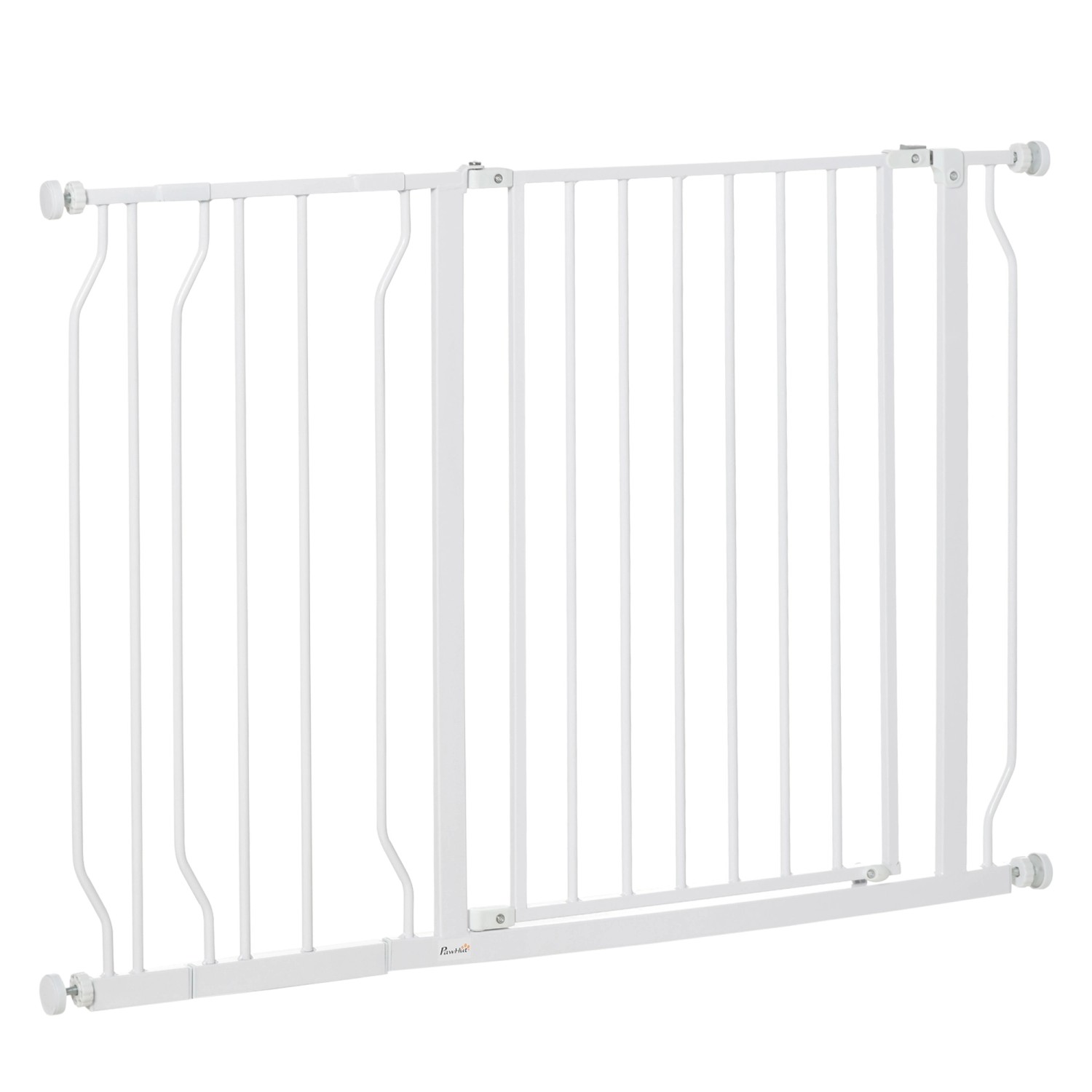 PawHut Türschutzgitter 75-115 cm Zwei-Wege-Öffnung