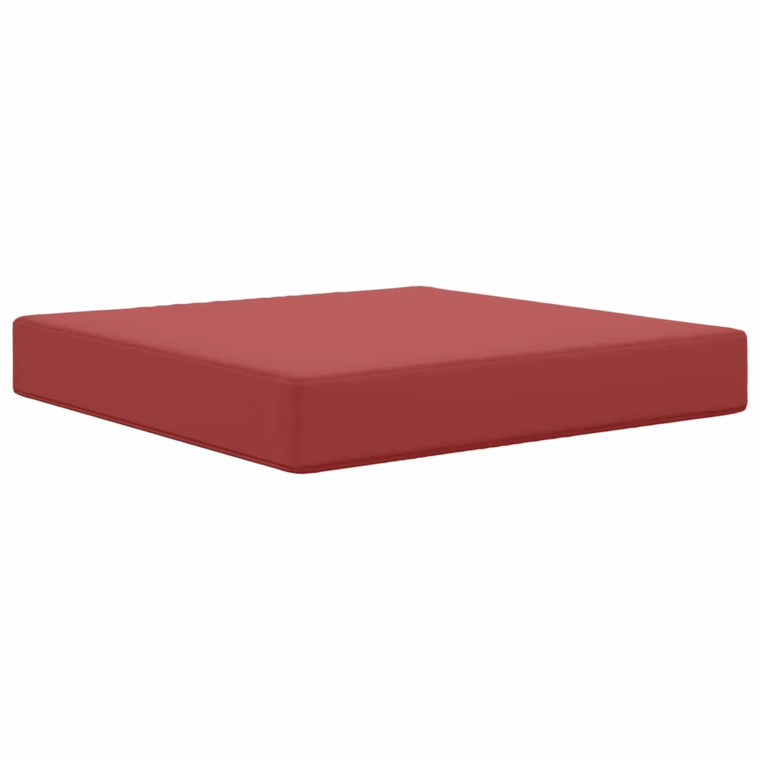vidaXL Sofakissen für Draußen Weinrot 60 x 60 x 8 cm Polyester 900702