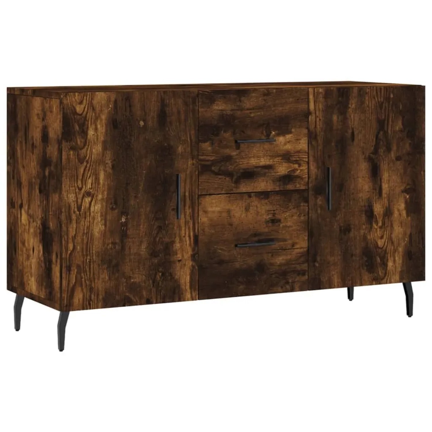 vidaXL Sideboard Räuchereiche 100x36x60 cm Holzwerkstoff 828193 günstig online kaufen