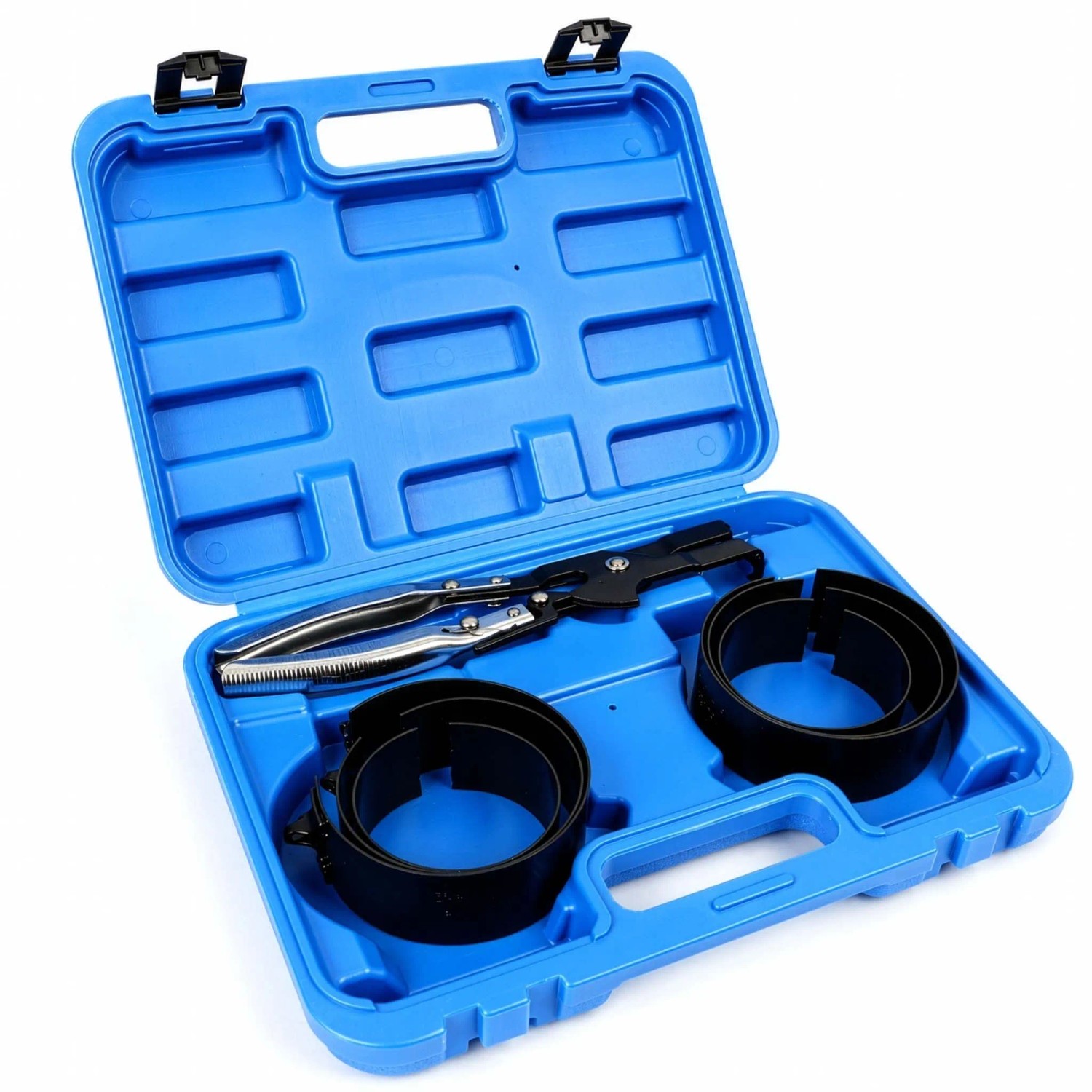 Wiltec Kolbenringspannband Spannbänder 73-111Mm Spannzange Set Kolbenringspanner