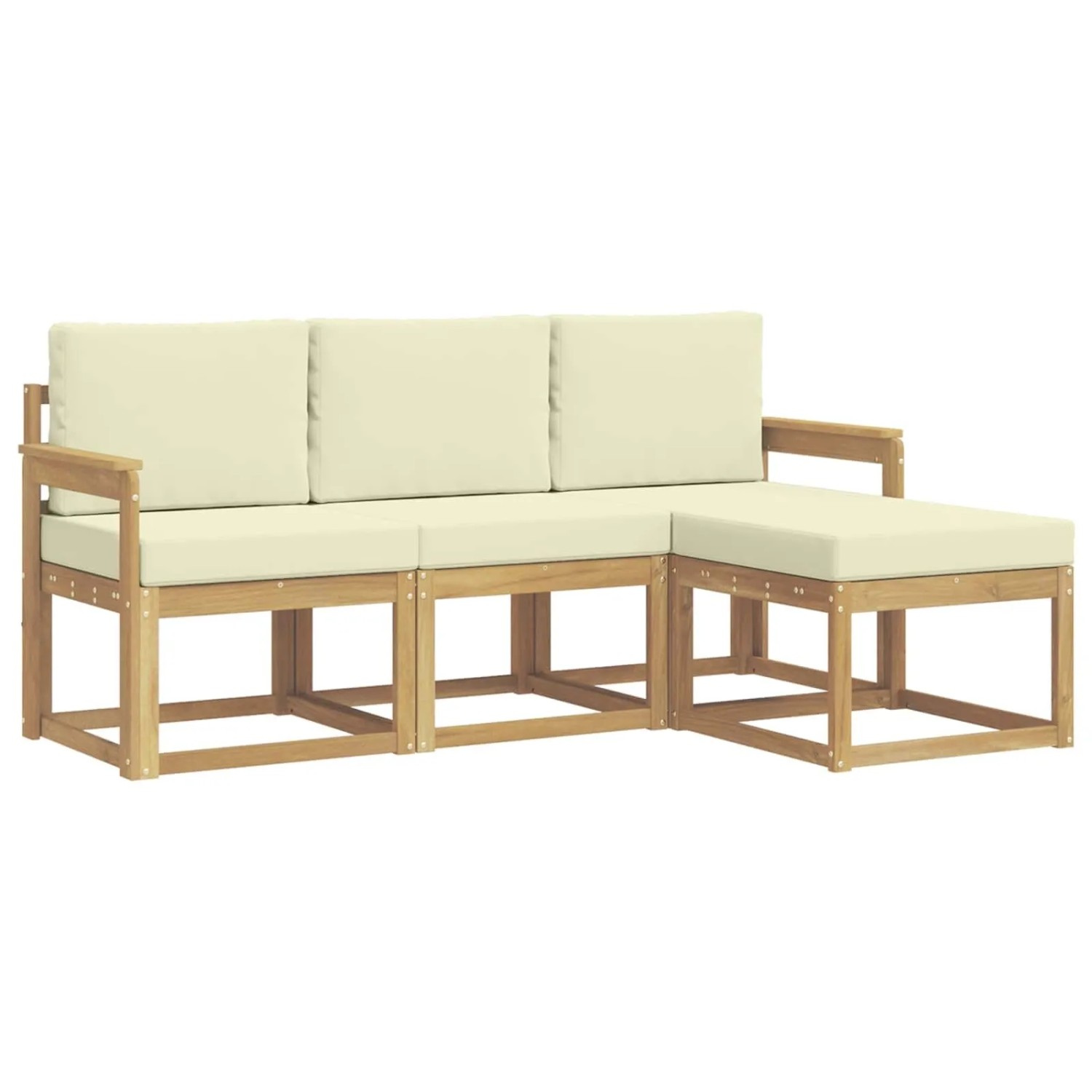 vidaXL Outdoor-Sofagarnitur 4-Tlg 3387444