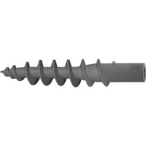 Grauer Celo Isolierplatten Schraubdübel Ipsd-H 55 aus Nylon für Holz & Perimeterdämmung. Spezialdübel, 55mm.