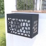 Vente-unique Abdeckung Für Klimagerät Kazoma Anthrazitgrau 100 cm_7