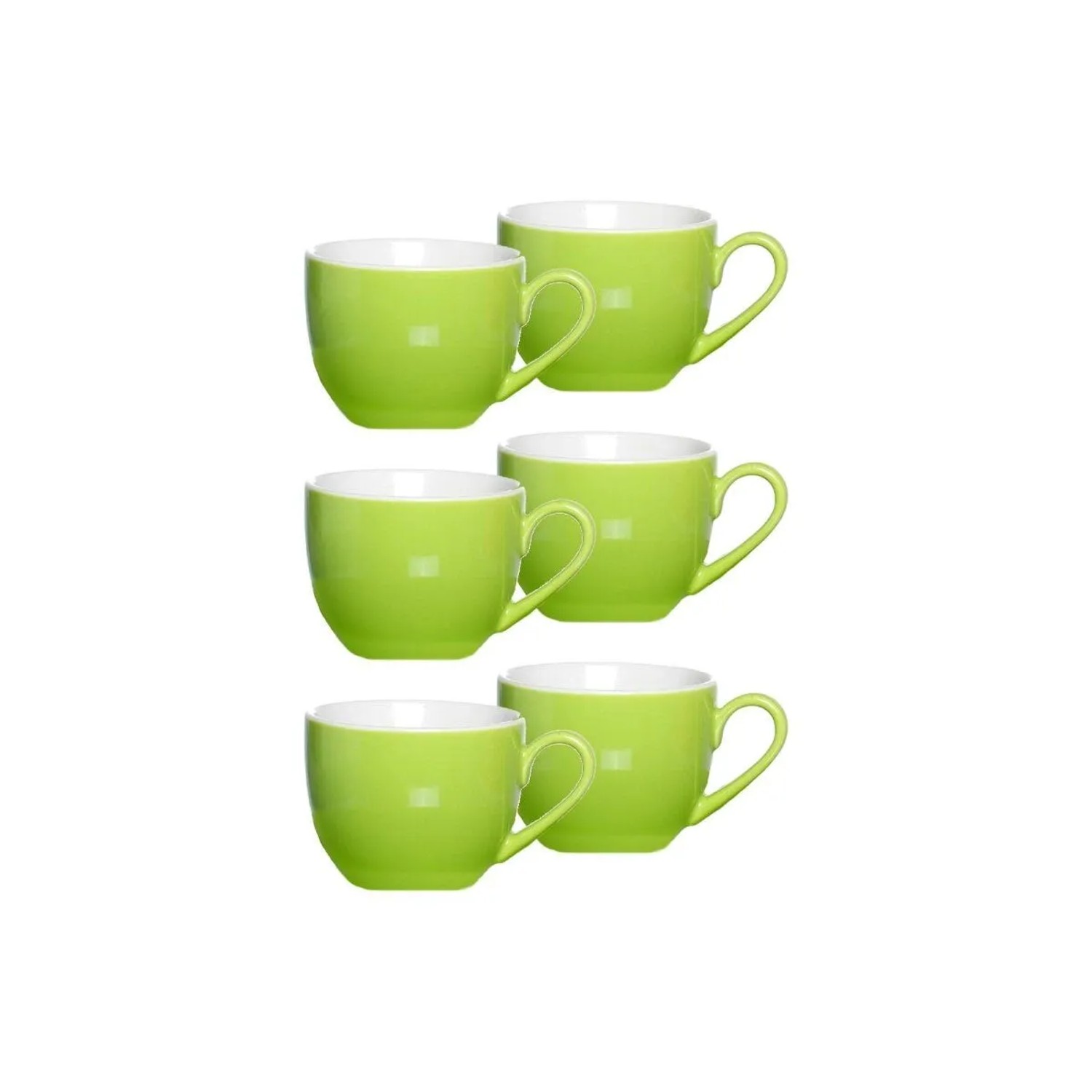 Ritzenhoff & Breker DOPPIO Espressotassen 80 ml 6er Set Grün