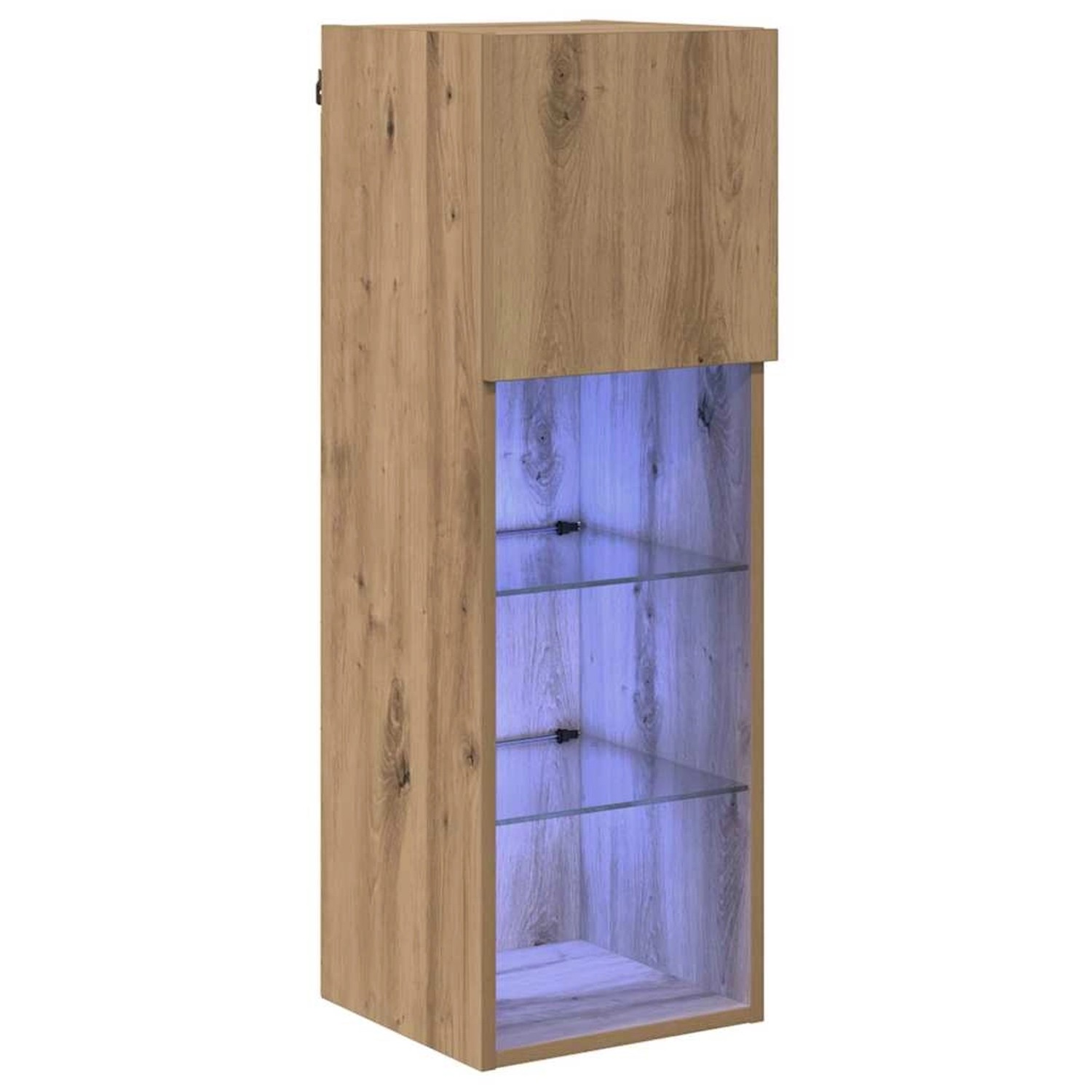 vidaXL Wandmontierter TV-Schrank Artisan-Eiche 30,5 x 30 x 90 cm 882950 günstig online kaufen