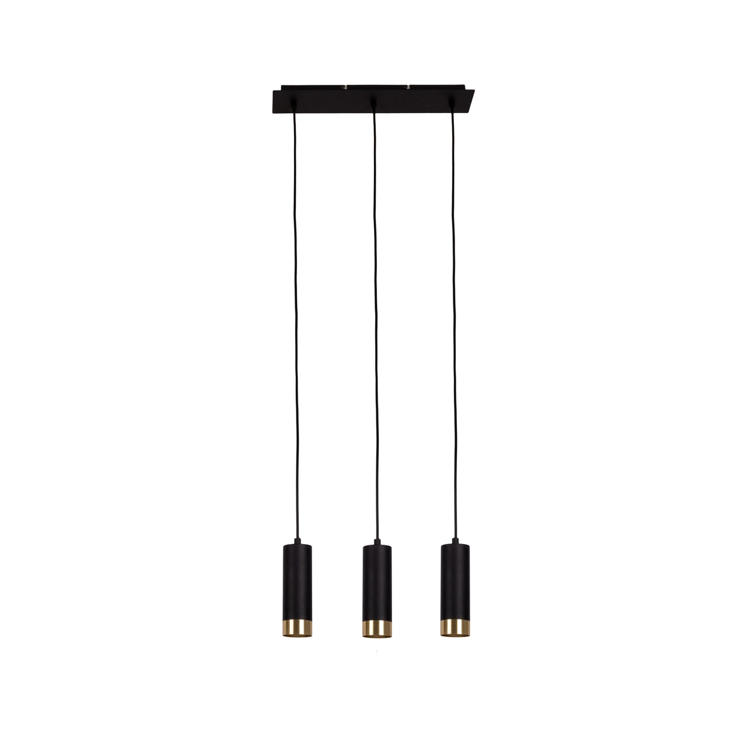 Näve Pendelleuchte Fridu Schwarz 150 cm x 48 cm x 9 cm 3er-Set günstig online kaufen