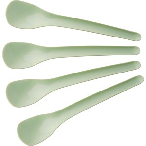 Fackelmann Eierlöffel Eco, 4er-Set, mintgrün, Küchenhelfer zum Eier auslöffeln.