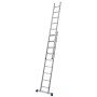 Krause Schiebeleiter Stabilo, 2-teilig, aus Aluminium mit rutschfesten Sprossen.