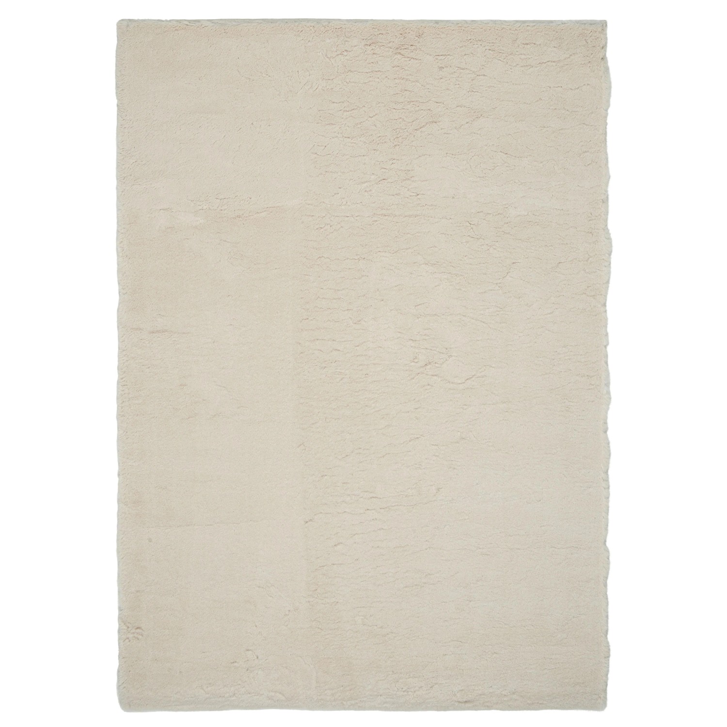 Mömax Webteppich Fuzzy 1 in Creme ca. 80x150cm