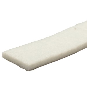 Wagner Softfilzrolle, weiß, 1000x20x1 mm, selbstklebend, für Möbelgleiter und Oberflächenschutz.